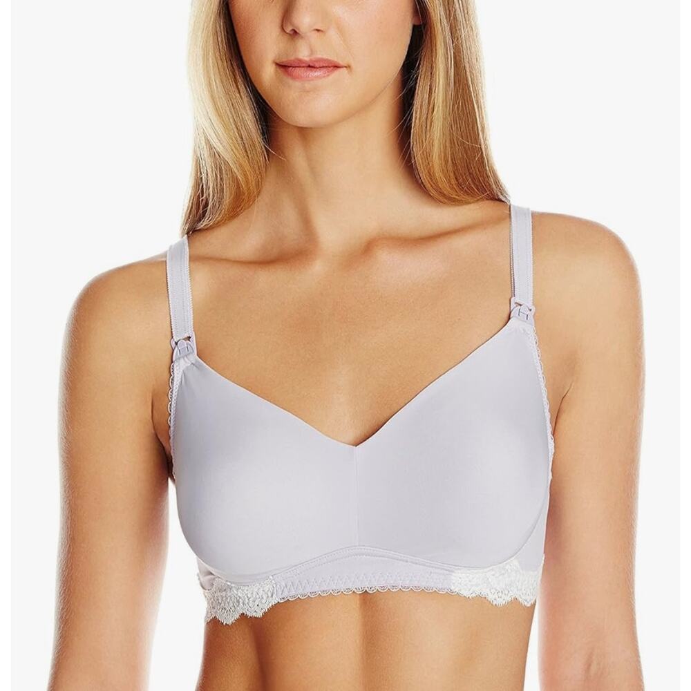 Maternity Nursing Bra Wireless Lilac 32A NWT Cake